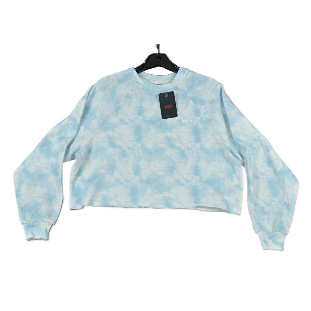 Levis Sweatshirt Women's Size S Cropped Crewneck NWT Pullover Sweater NEW